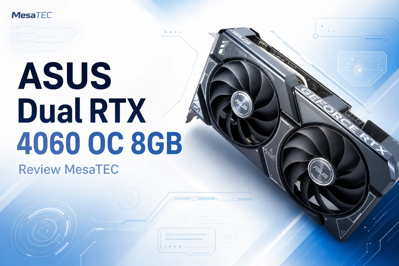 ASUS Dual GeForce RTX 4060 OC Edition 8GB - imagen generada MesaTEC