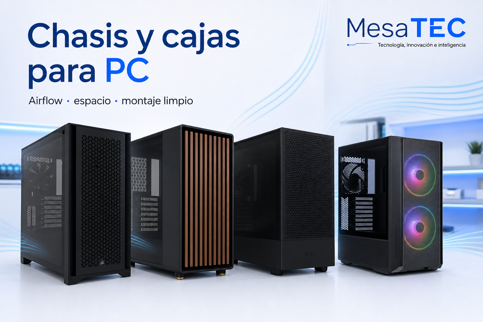 Chasis y cajas para PC MesaTEC - imagen Image 2.0 con productos integrados