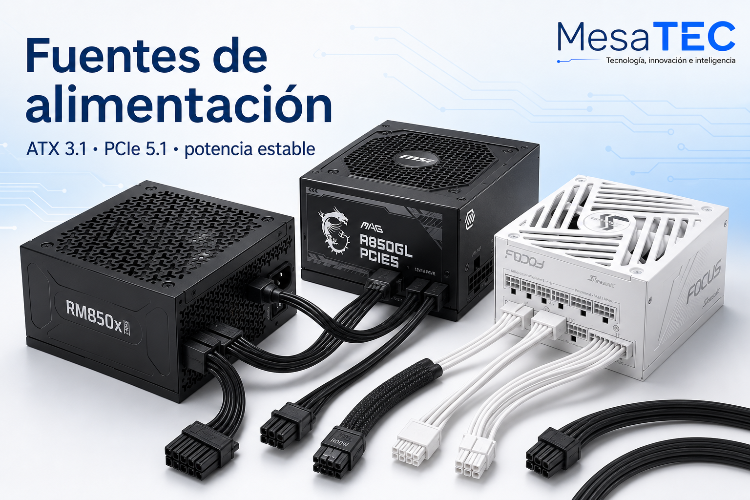 Fuentes de alimentación MesaTEC - imagen Image 2.0 con productos integrados