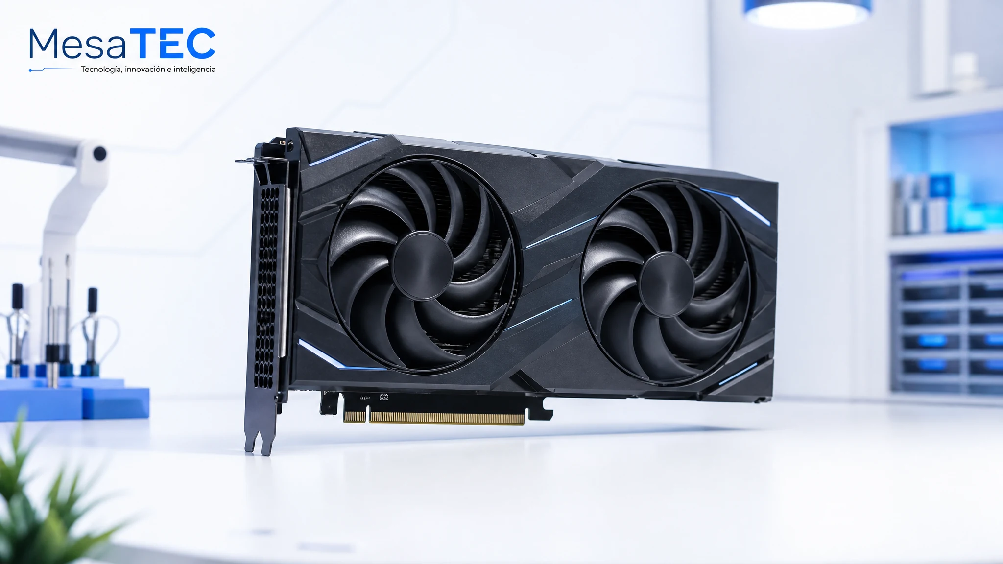 PNY RTX 4070 Super 12GB en imagen de compra MesaTEC generada con Image 2.0