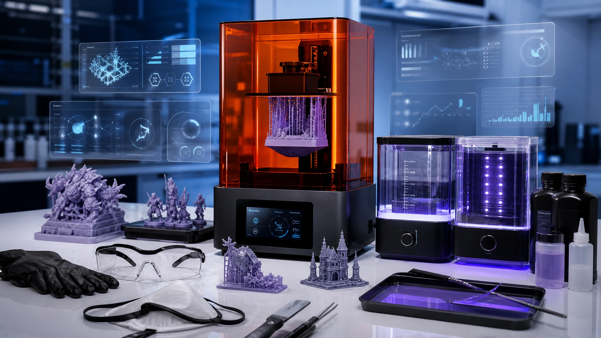 Impresoras 3D de resina: detalle, seguridad y postprocesado en MesaTEC