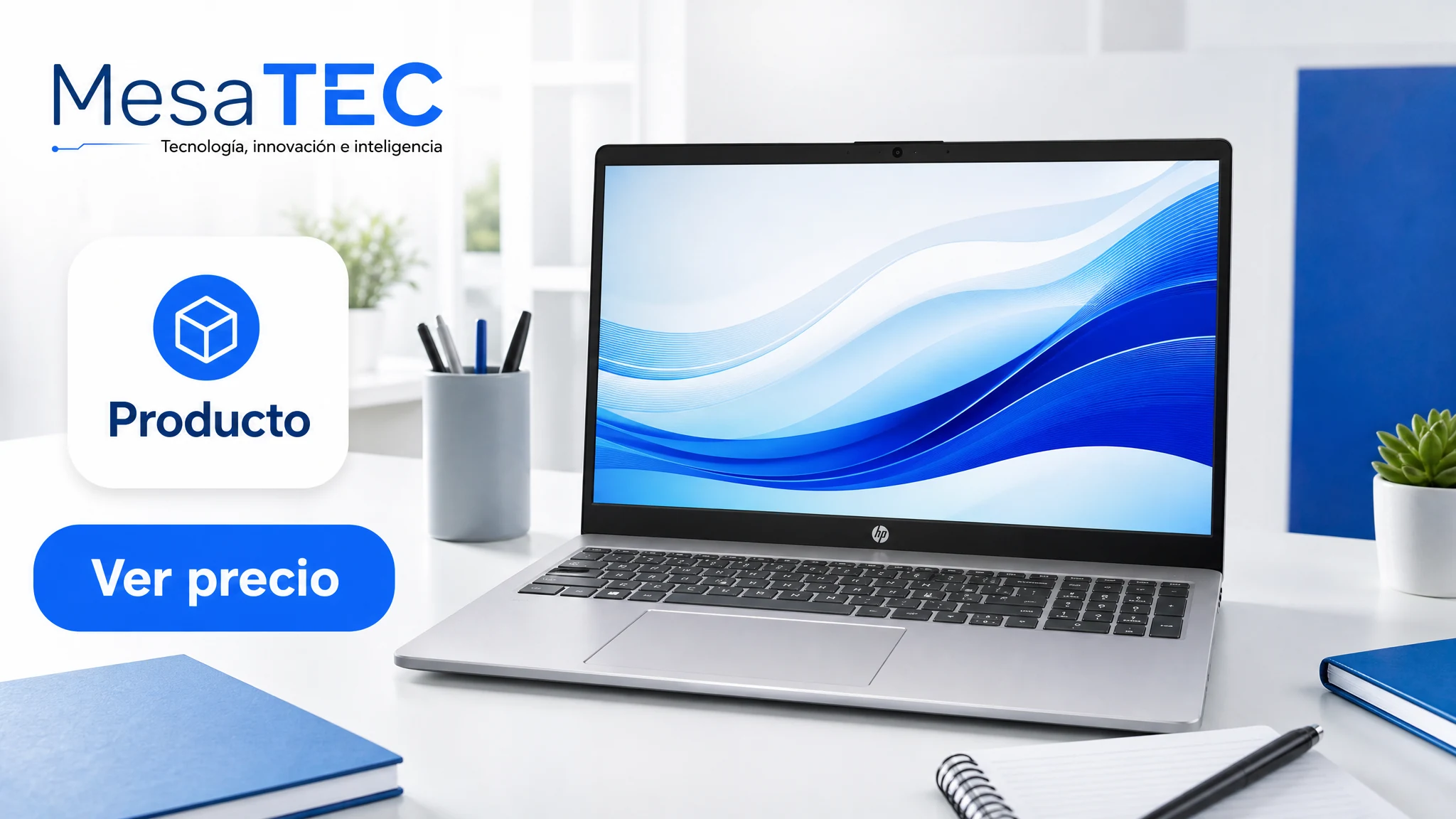 HP 15-fc0245ns en imagen de producto MesaTEC generada con Image 2.0
