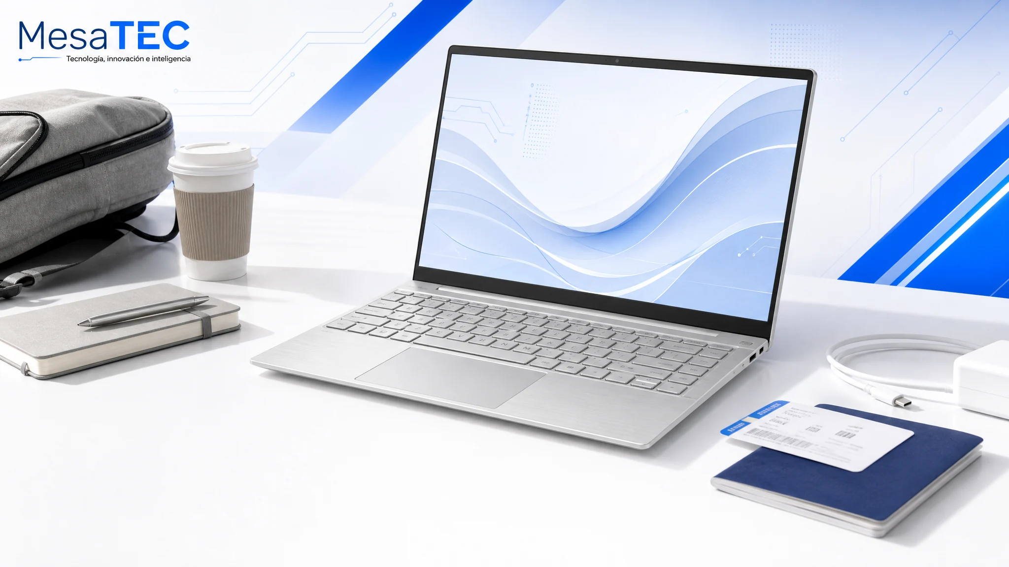 HP Pavilion Aero 13-be1006ns en imagen de producto MesaTEC generada con Image 2.0