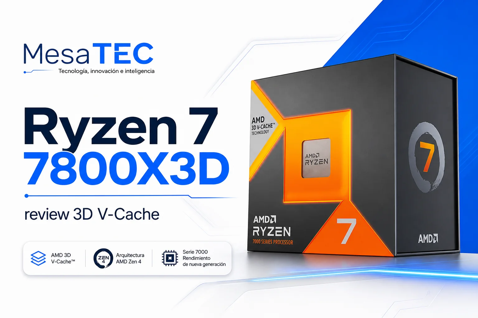 Mesatec Review Ryzen 7 7800X3D - imagen editorial MesaTEC