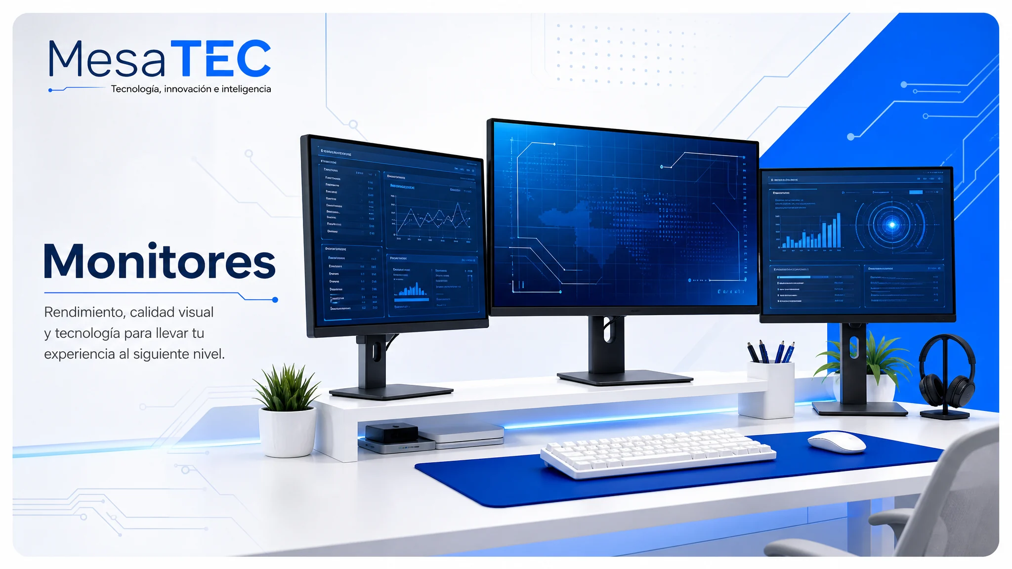 Monitores para setup MesaTEC — guía de compra dentro de Informática