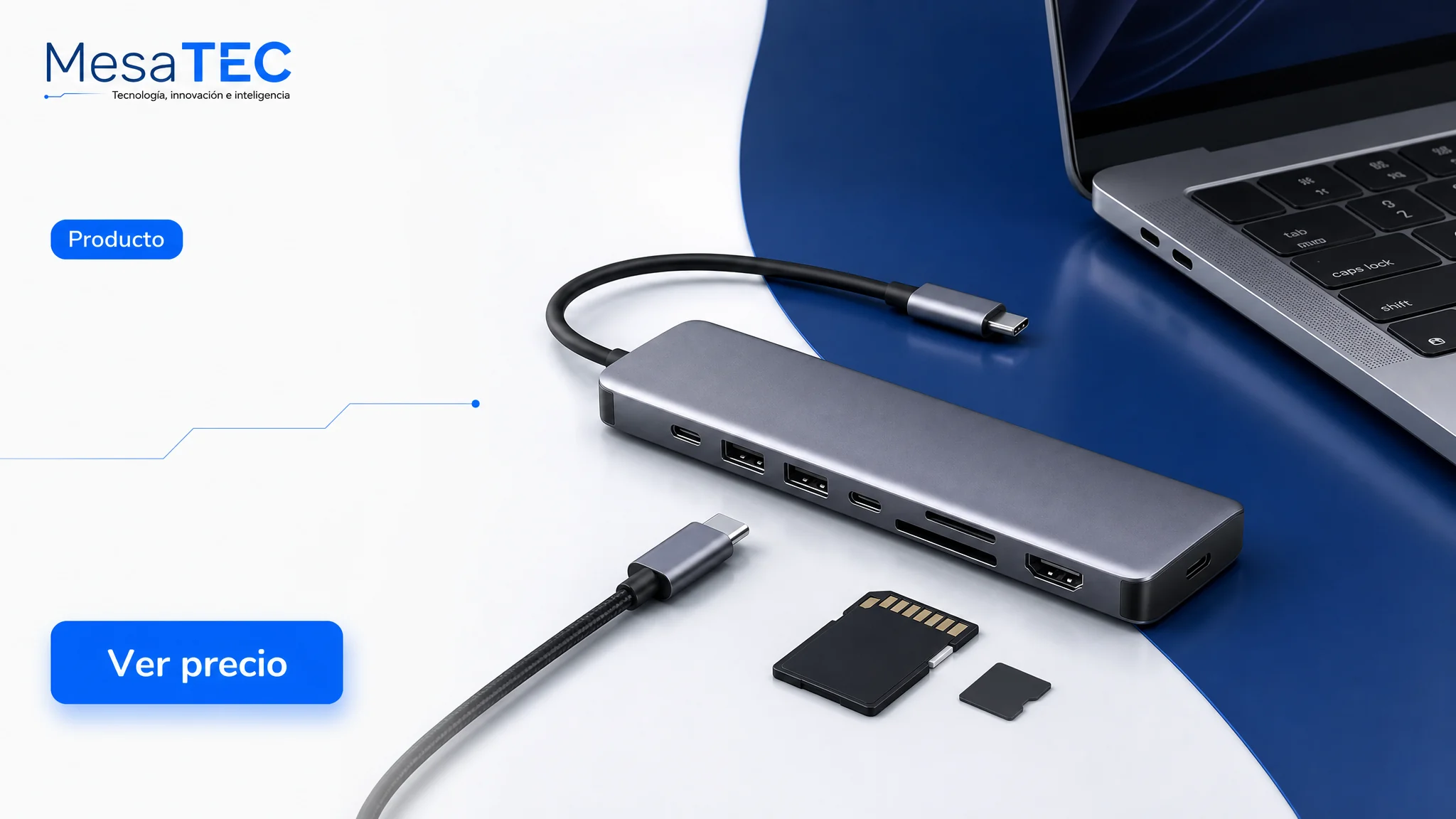 UGREEN Revodok Pro 108 en imagen de producto MesaTEC generada con Image 2.0