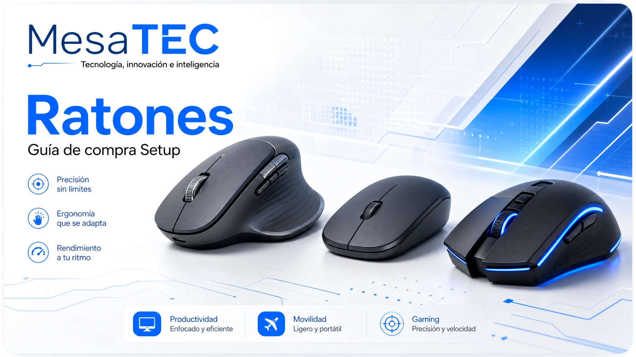 Ratones para setup MesaTEC — guía de compra dentro de Informática