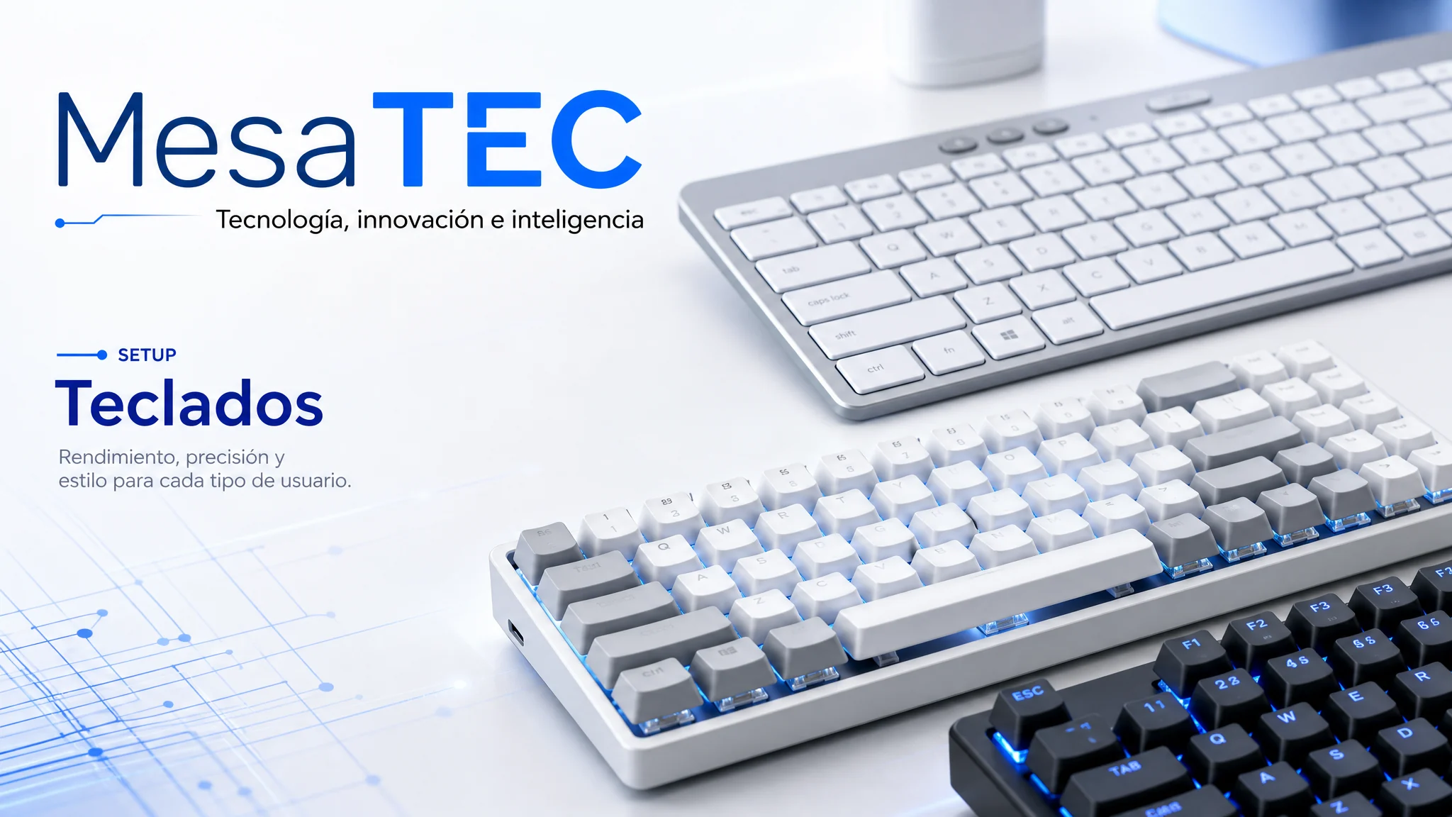 Teclados para setup MesaTEC — guía de compra dentro de Informática