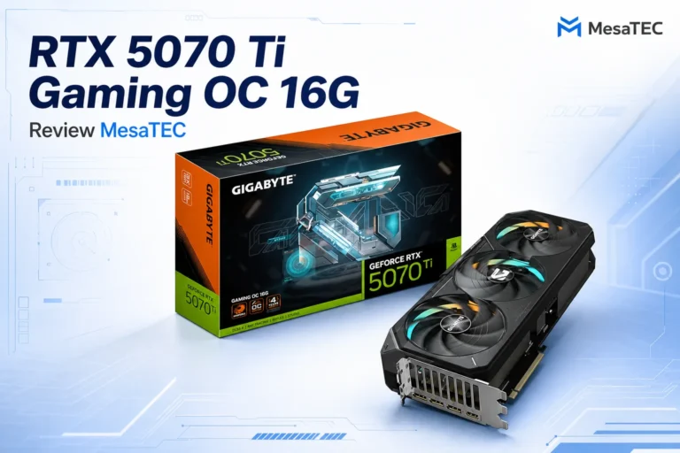 Gigabyte GeForce RTX 5070 Ti Gaming OC 16G - imagen generada MesaTEC