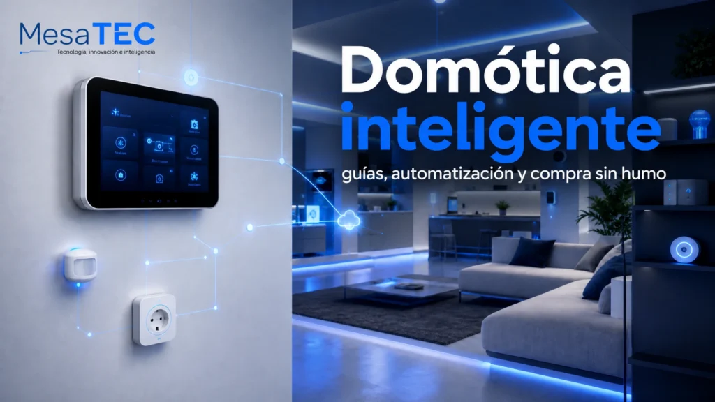 Domótica MesaTEC: hogar conectado, seguridad y automatización