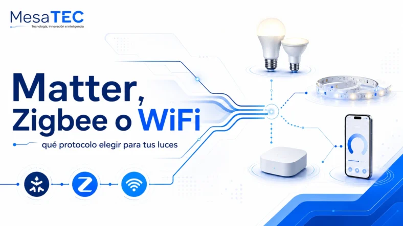 Matter, Zigbee o WiFi: qué protocolo elegir para tus luces