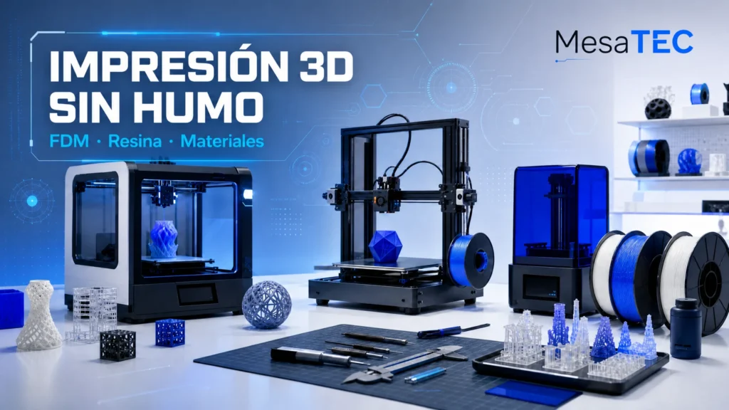Impresión 3D MesaTEC: impresoras, materiales, resinas y accesorios