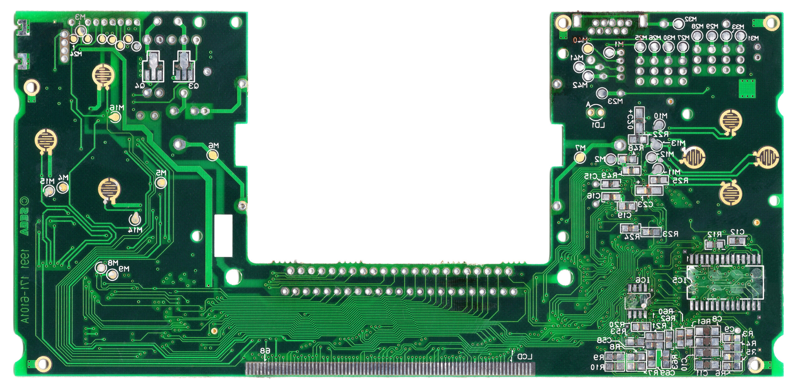 Placa frontal real Sega Game Gear 2 ASIC