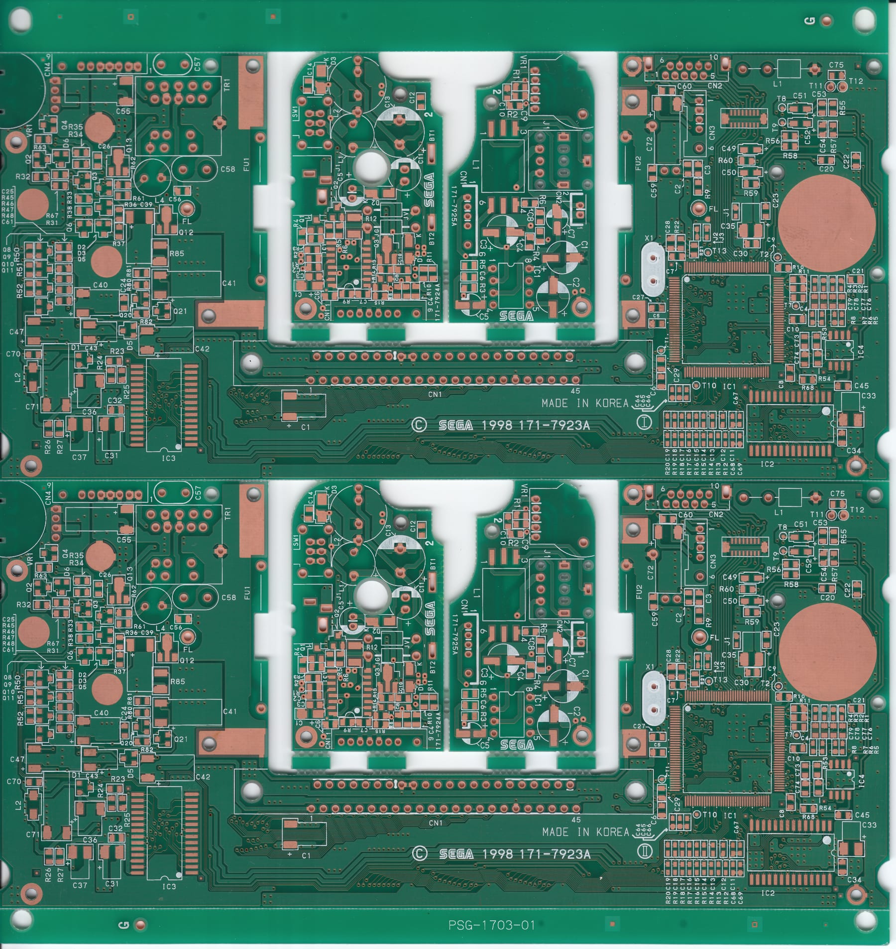 Placa frontal real Sega Game Gear Majesco