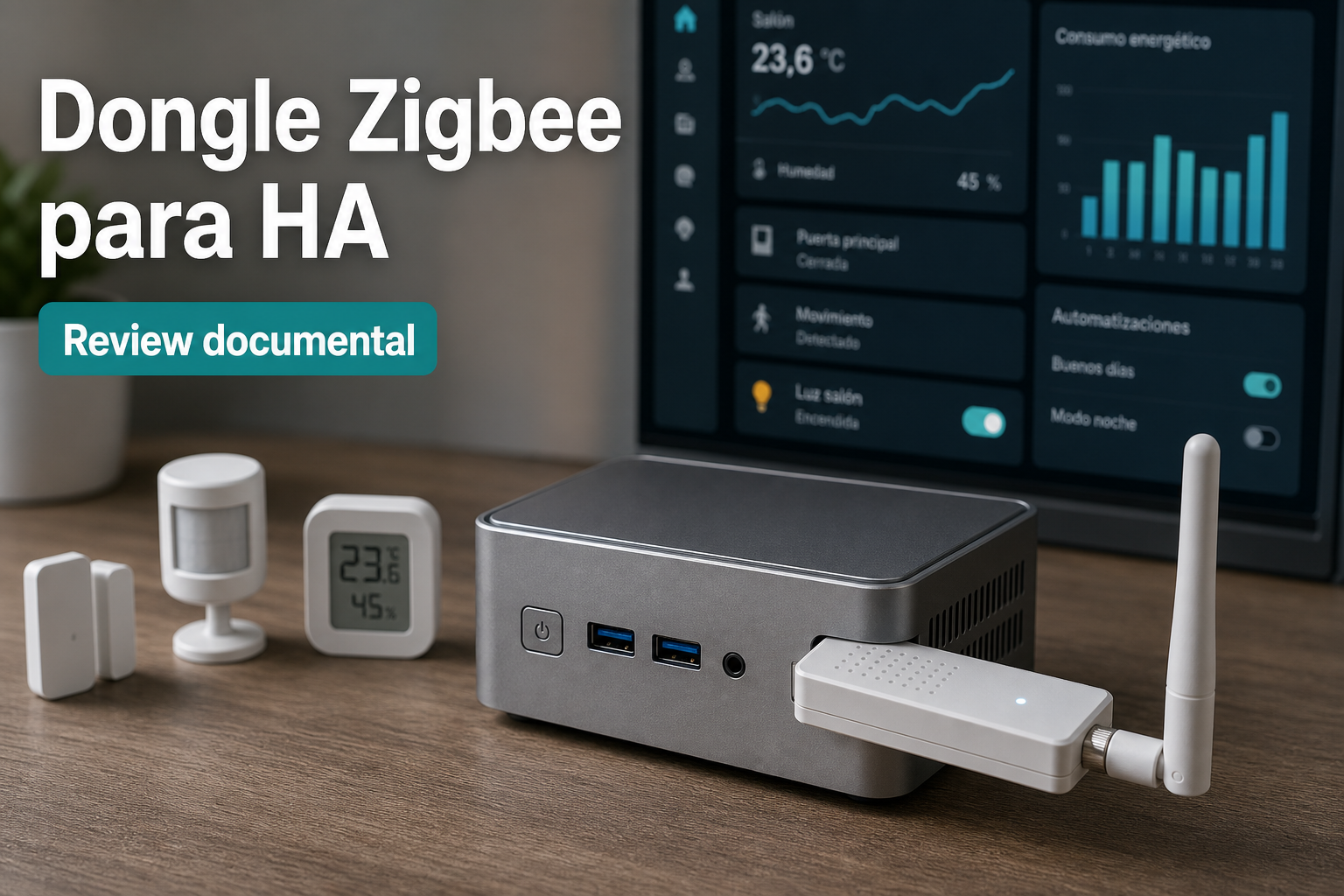 Dongle Zigbee para Home Assistant