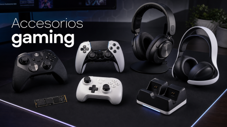 accessories ranking — imagen editorial MesaTEC de Gaming generada con Image 2.0