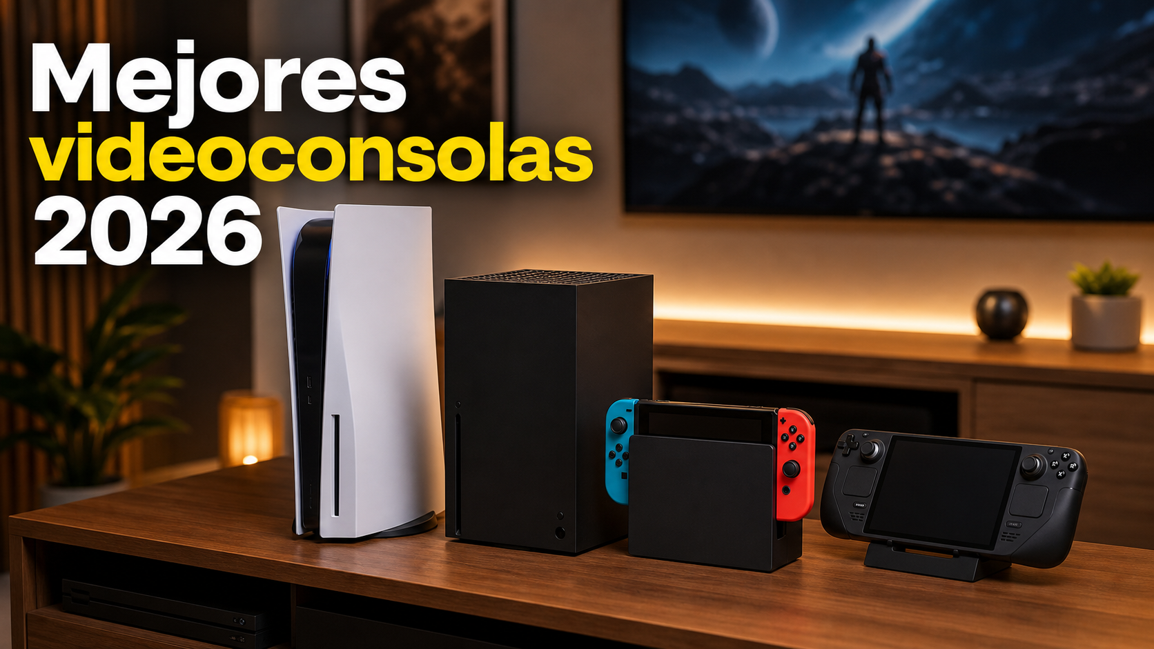 Mejores videoconsolas 2026: PS5 Pro, Xbox Series X, Nintendo Switch 2 y portátiles