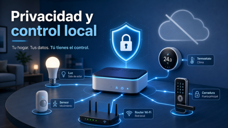Control local y privacidad en Home Assistant