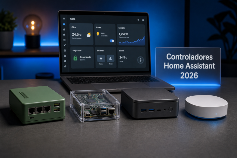 Controladores para Home Assistant Green, Yellow, Raspberry Pi, mini PC y hub Zigbee/Matter