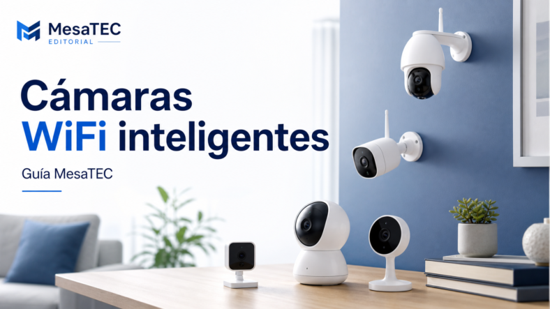 Review Aqara Camera Hub G3 — imagen editorial MesaTEC generada con Image 2.0