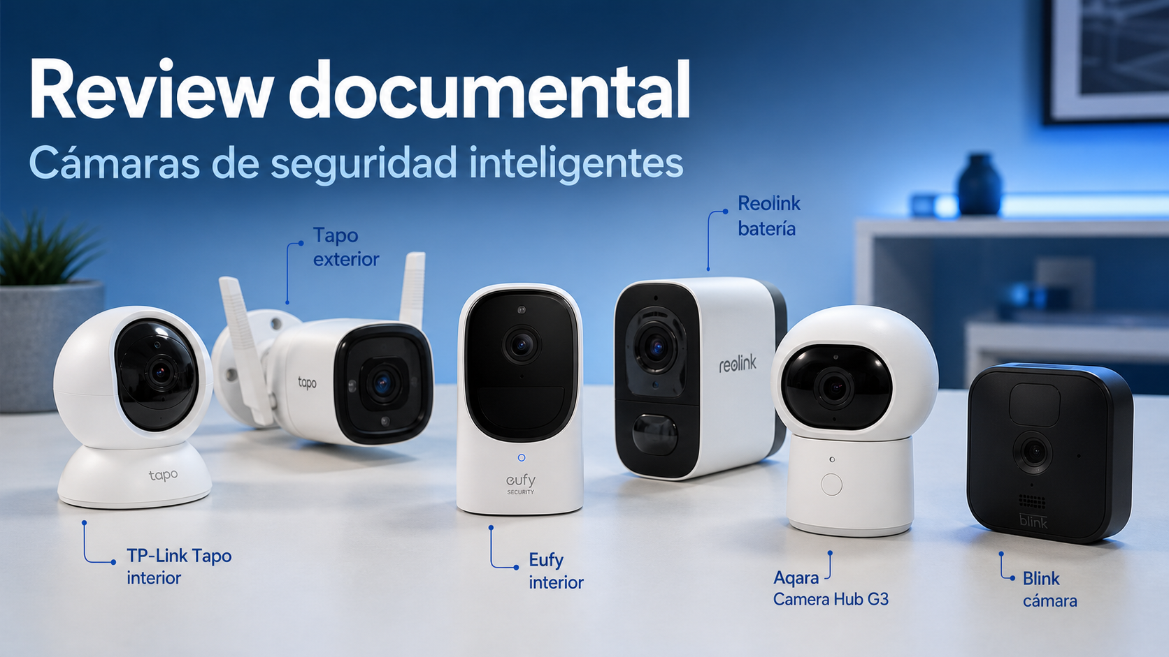 Eufy Indoor Cam — imagen editorial MesaTEC