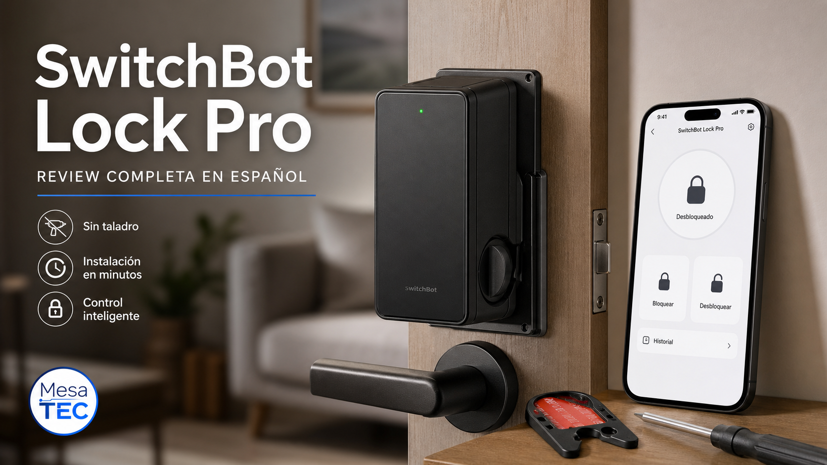 SwitchBot Lock Pro: review documental de la cerradura retrofit sin obra