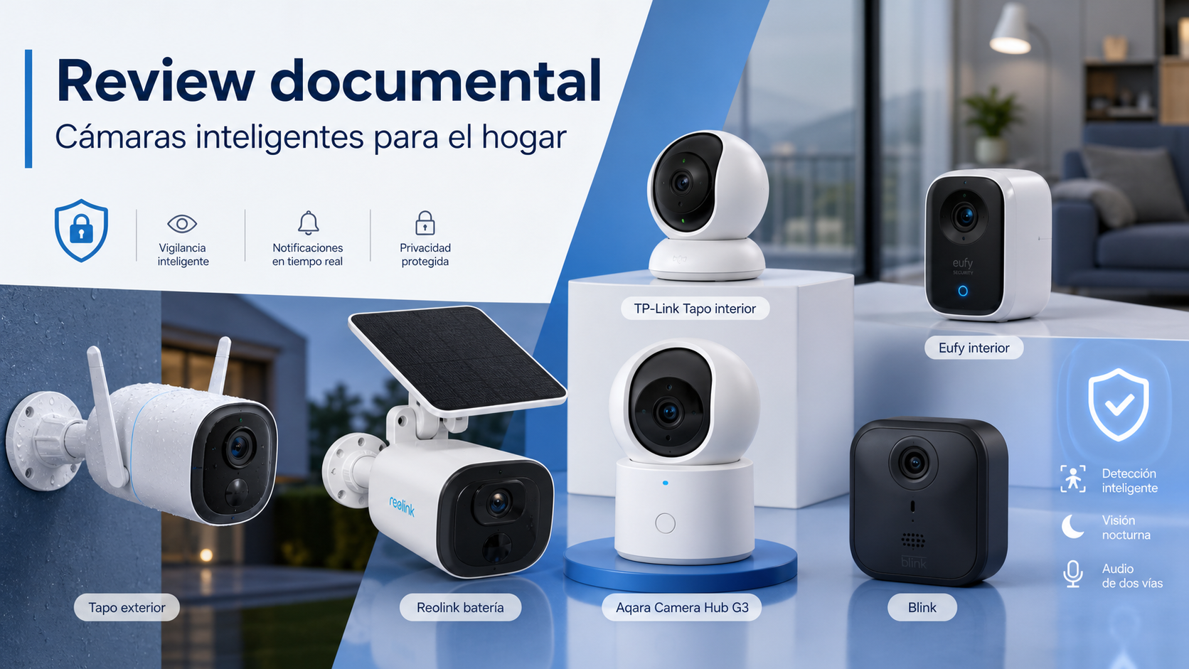 TP-Link Tapo C200/C210 — imagen editorial MesaTEC