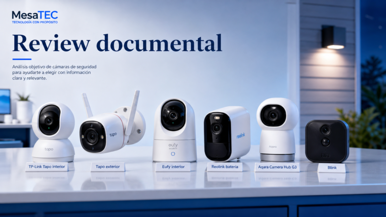 Review Tapo C500/C520WS — imagen editorial MesaTEC generada con Image 2.0