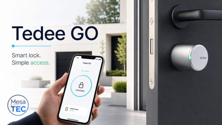 Tedee GO: review documental de la cerradura inteligente compacta