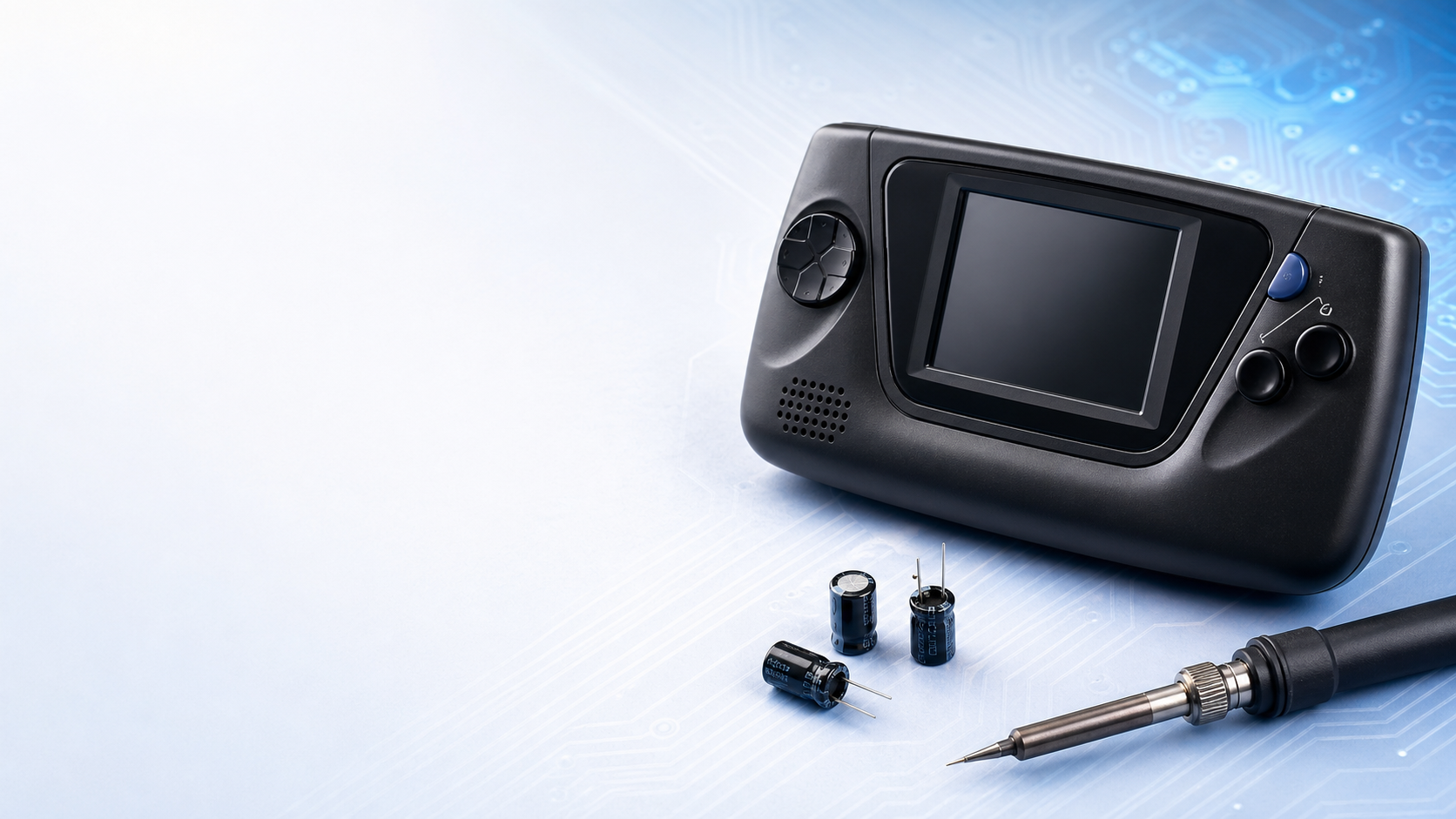 Hero de Condensadores en Sega Game Gear